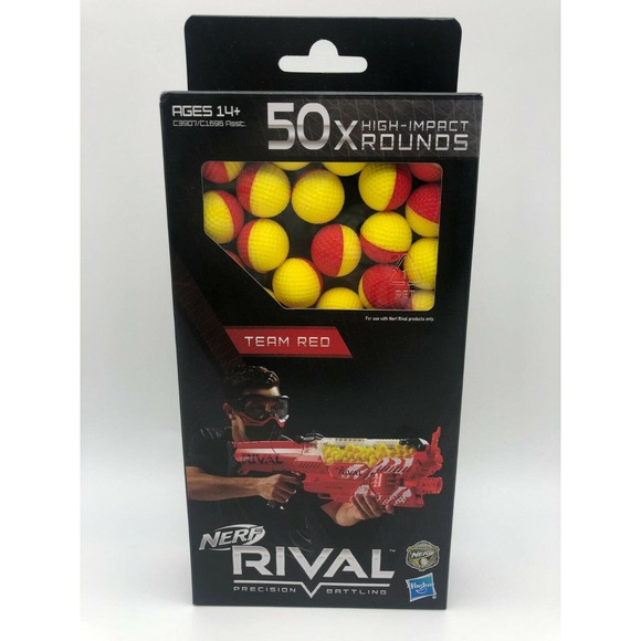 Nerf Rival Precision Battling High Impact Rounds Red 50 Count - Picture 2 of 12